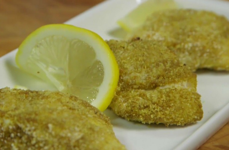 Pescherie di Puglia - Filetti di gallinella impanati al curry